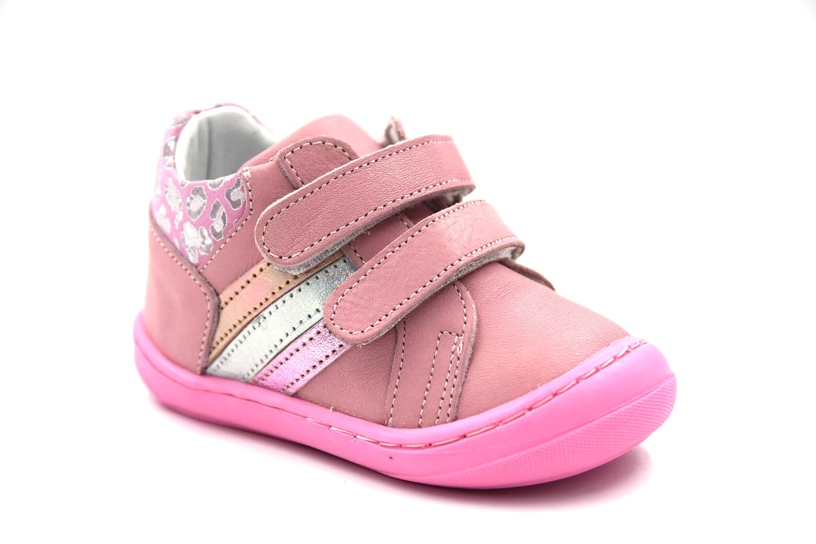 LepiKids Be90 Hakiki Deri Çocuk İlkadım Bot Ayakkabı PUDRA