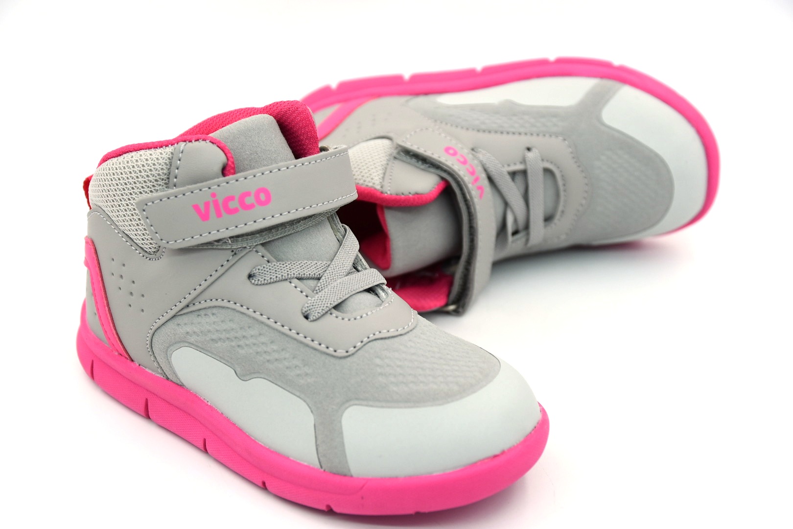 Vicco Nano Çocuk Pylon Bot Gri Fuşya
