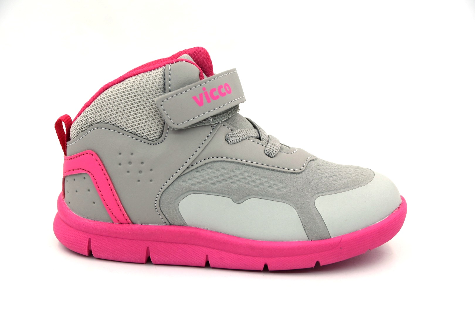 Vicco Nano Çocuk Pylon Bot Gri Fuşya