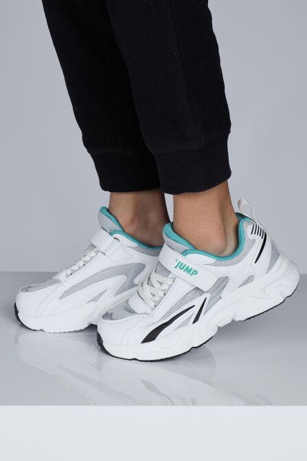 Jump 29604 Üniseks Çocuk Sneaker Günlük Spor Ayakkabı BEYAZ
