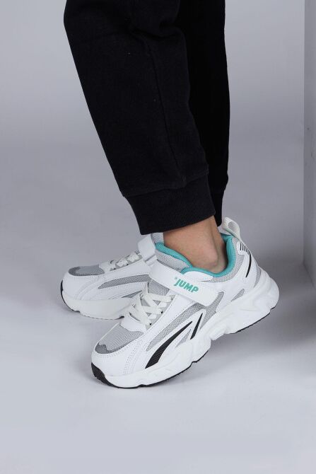 Jump 29604 Üniseks Çocuk Sneaker Günlük Spor Ayakkabı BEYAZ
