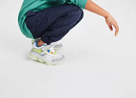 Vicco Bosa Çocuk Cırtlı Spor Ayakkabı BEYAZ