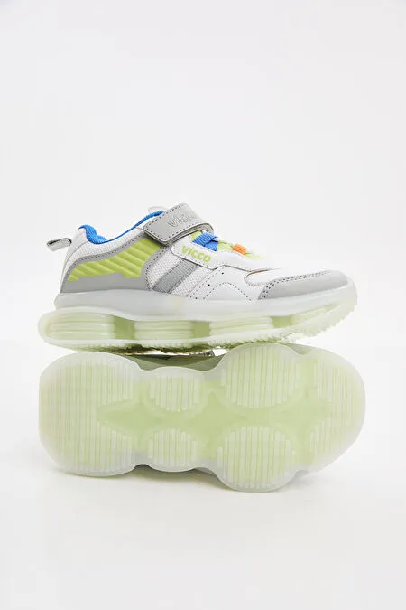 Vicco Bosa Çocuk Cırtlı Spor Ayakkabı BEYAZ