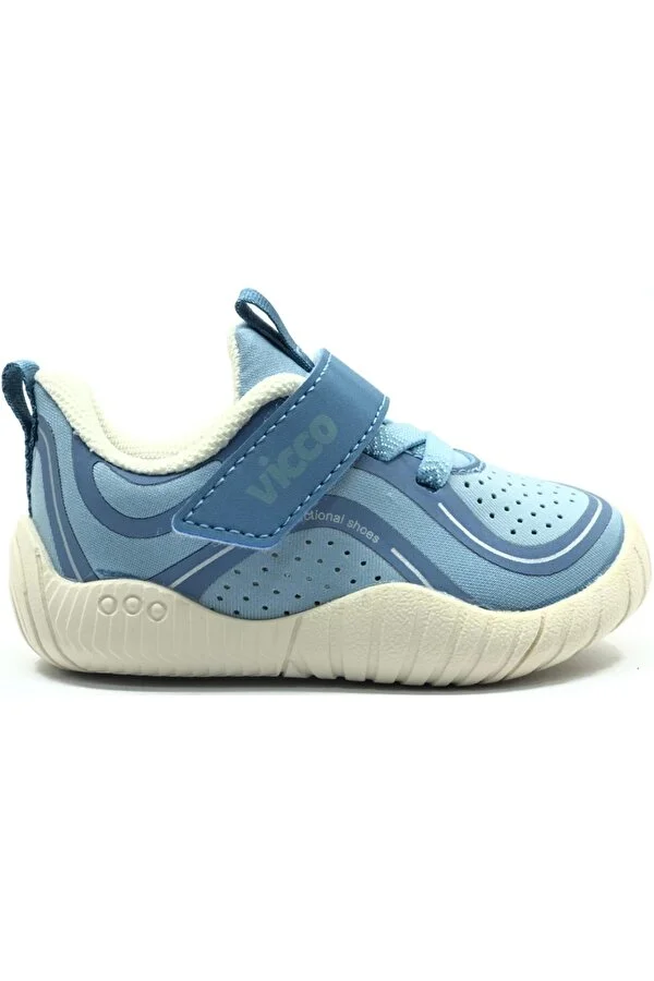 Vicco Yaomi Kauçuk Kaymaz Taban Ortapedik Bebe Sneaker MAVİ