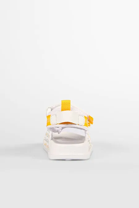 Vicco İnkago Phlon Hafif Taban Cırtlı Çocuk Sandalet BEYAZ