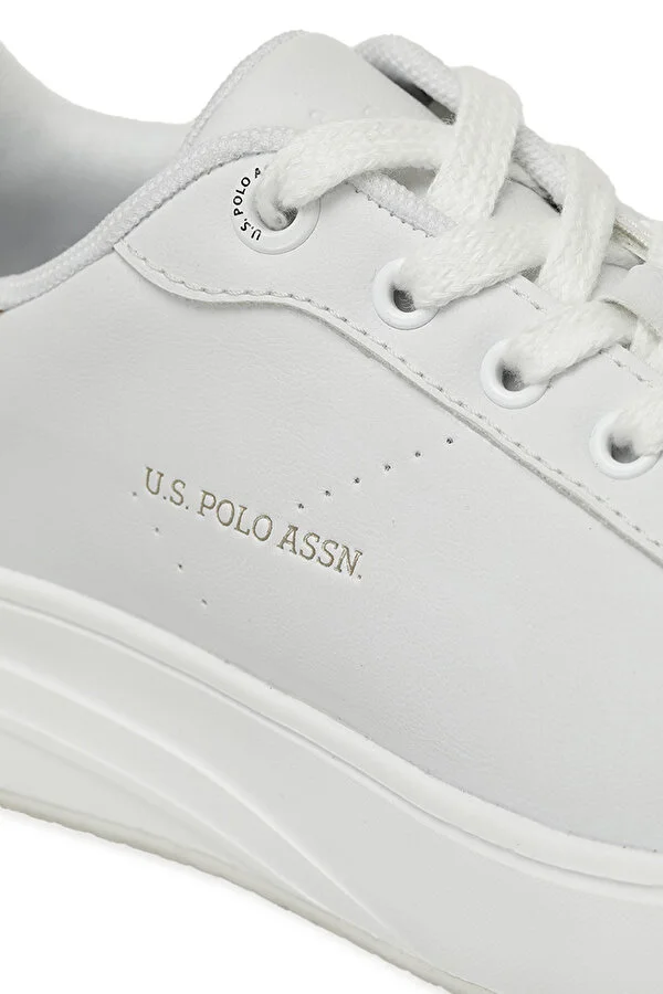 U.S. Polo Assn. YUNA 5PR Kadın Sneaker BEYAZ ALTIN