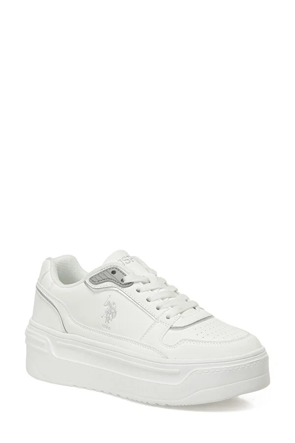 U.S. Polo Assn. CAROLINE 5PR Kadın Sneaker BEYAZ