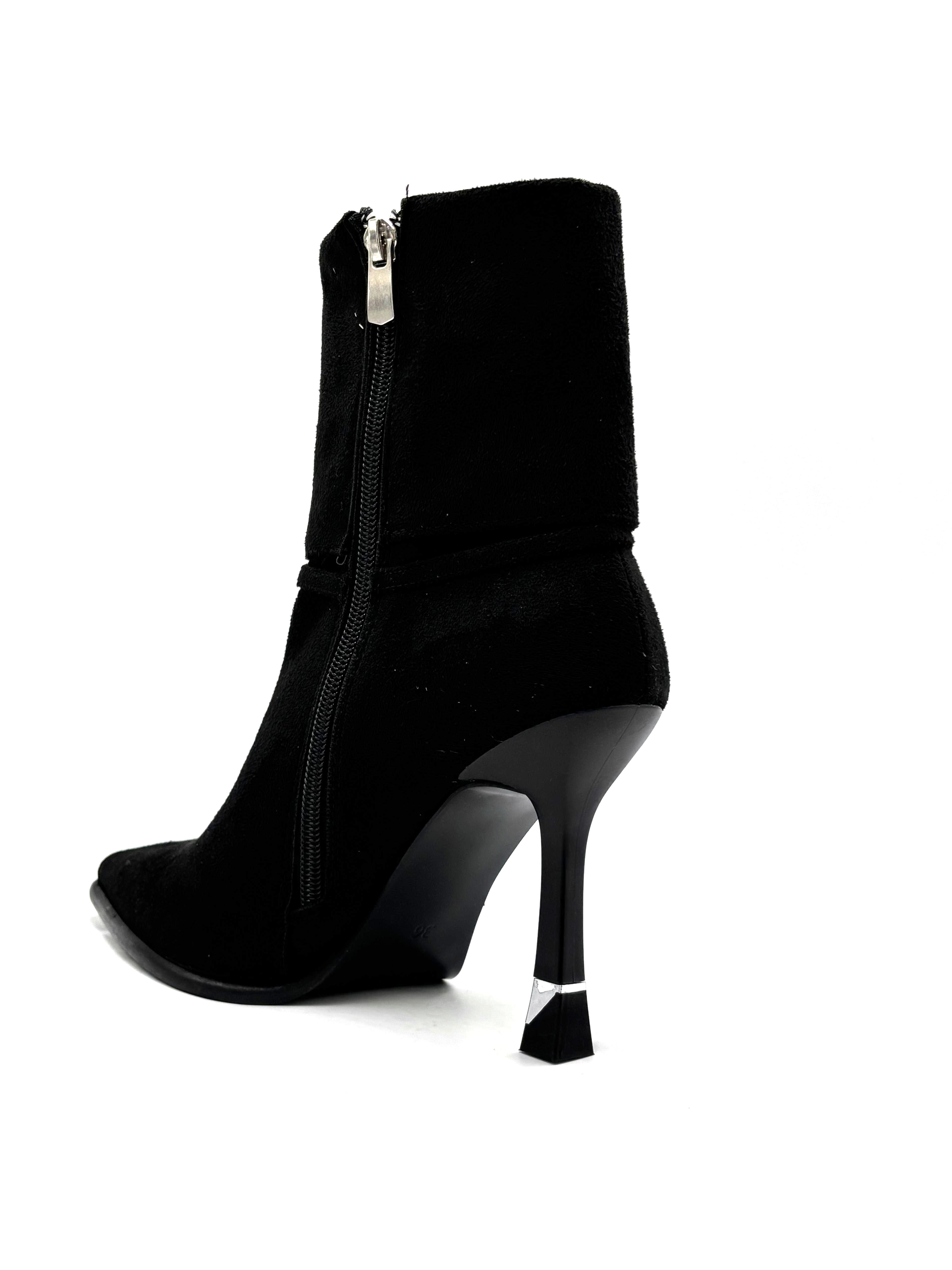 Kindep Topuklu Kadın Bot SİYAH