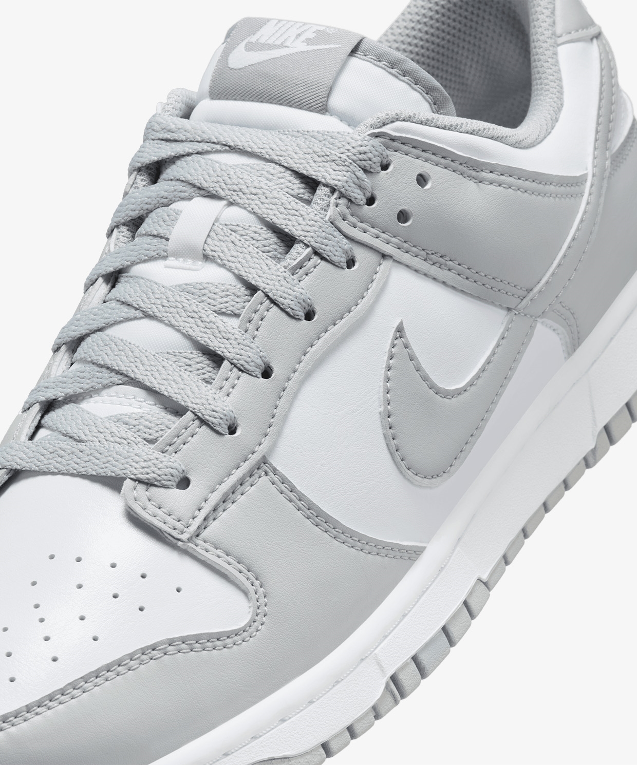 Nike Dunk Low Retro DD1391 Erkek Spor Ayakkabı GRİ BEYAZ